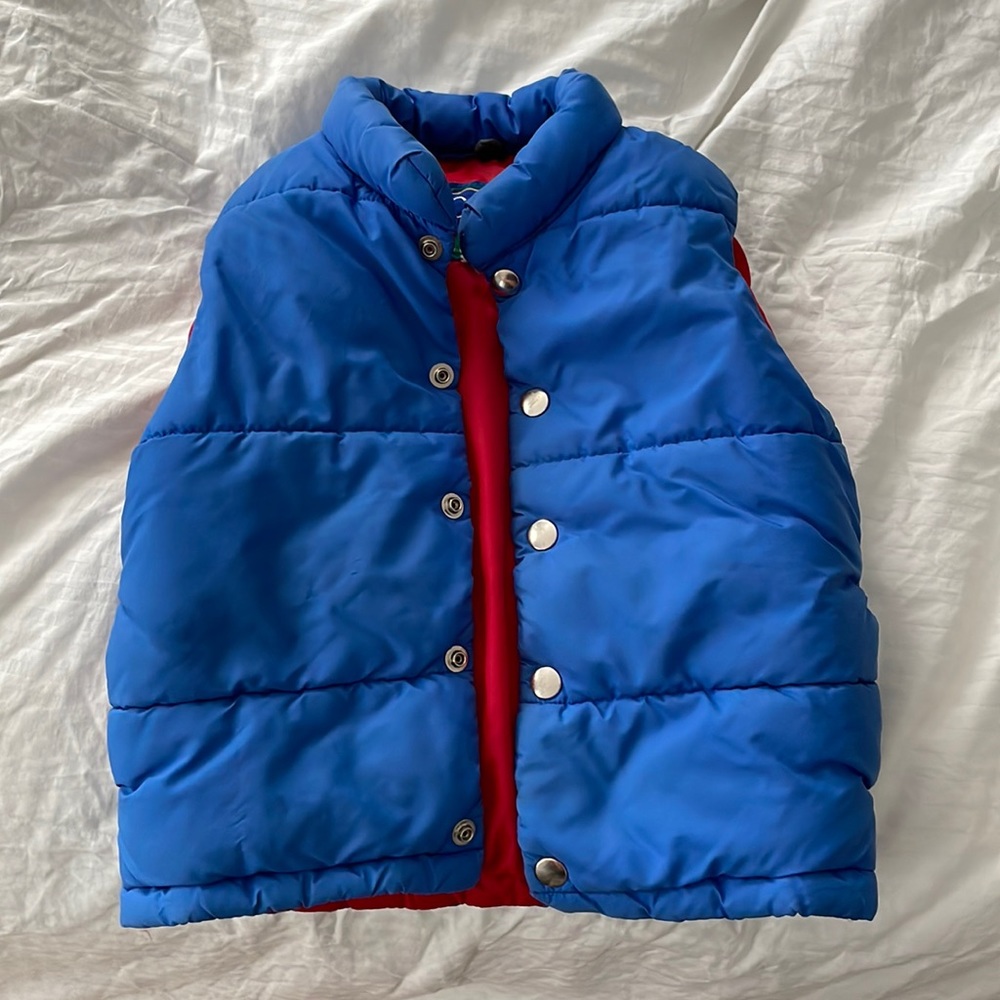 1970s 1980s HW Carter and Sons Carter’s vintage youth/toddler puffer vest.